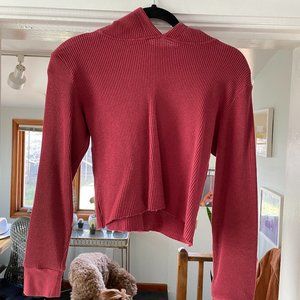 Brixton Women's Cropped Waffle Hoodie Small